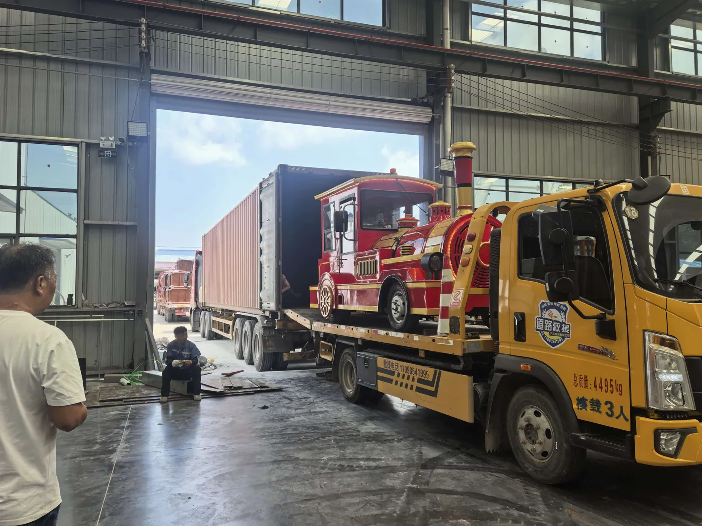 US client factory audit and ride ordering — XL Amusement Ride amusement ride manufacturer (photo 6)