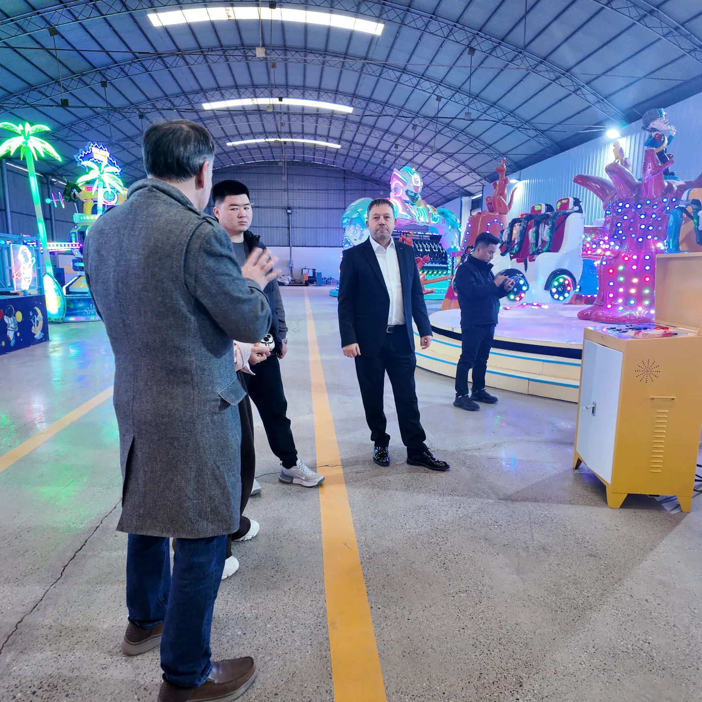 Turkish client visit — ordering amusement rides at our factory — XL Amusement Ride amusement ride manufacturer (photo 21)