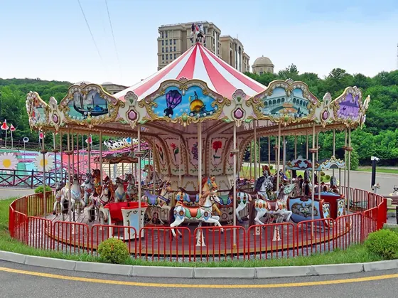 Carousel 10m, 44seats amusement ride for sale — manufactured by XL Rides (Henan Xinlong Amusement Equipment Co., Ltd.)