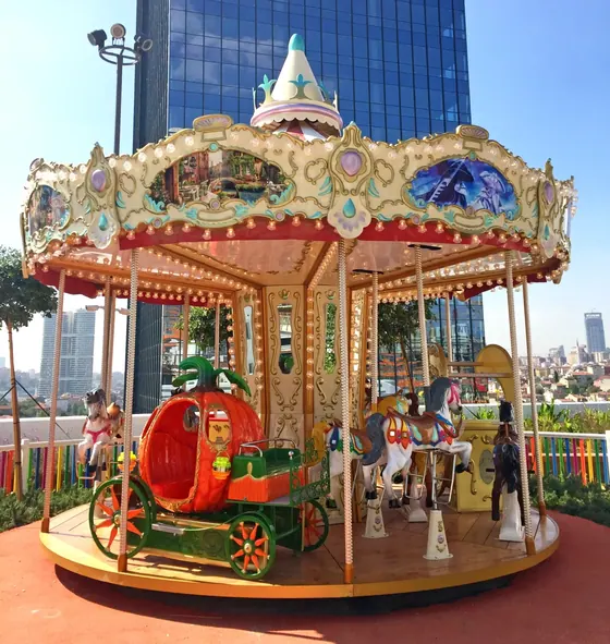 Carousel 5m, 20 seats amusement ride for sale — manufactured by XL Rides (Henan Xinlong Amusement Equipment Co., Ltd.)