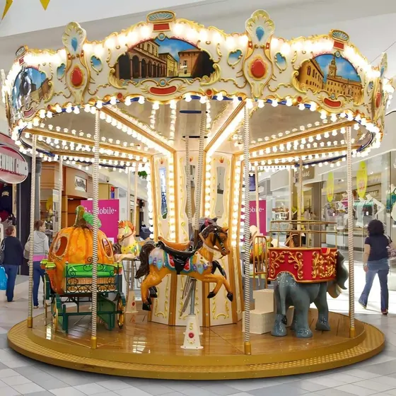 Carousel 5m, 20 seats amusement ride — photo 6 by XL Amusement Ride factory