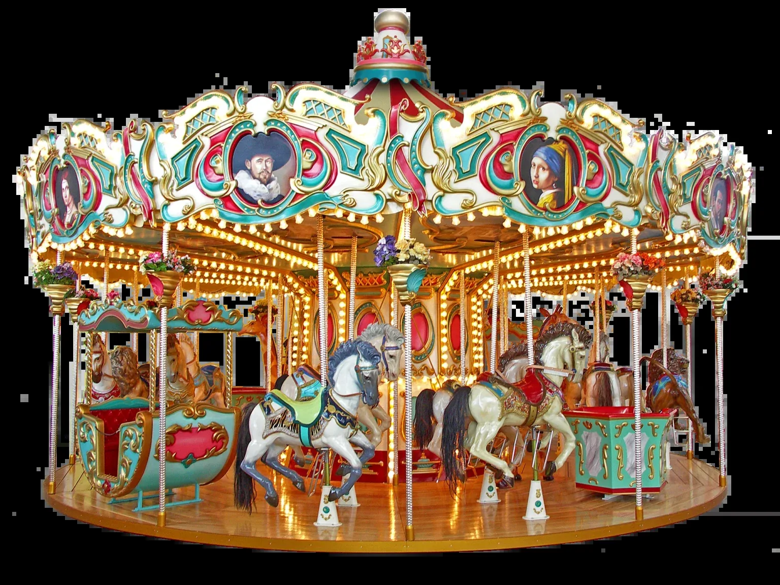 Carousel 8.5m34 seats — المراجيح الدوارة ride for sale from XL Rides amusement ride manufacturer, China