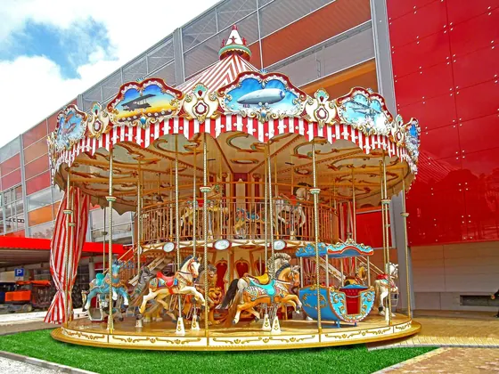 Carousel10m50 seats amusement ride for sale — manufactured by XL Rides (Henan Xinlong Amusement Equipment Co., Ltd.)