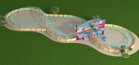 3 Loop Mixed Spinning Coaster amusement ride — photo 3 by XL Amusement Ride factory