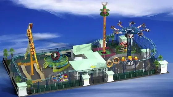 BIG AIR SPINNING COASTER amusement ride for sale — manufactured by XL Rides (Henan Xinlong Amusement Equipment Co., Ltd.)