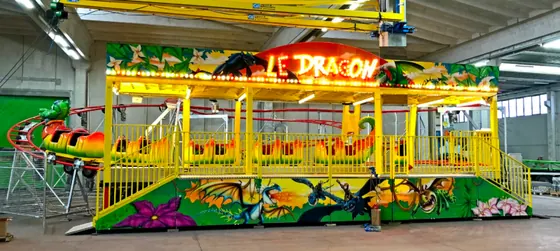 DRAGOON COASTER amusement ride for sale — manufactured by XL Rides (Henan Xinlong Amusement Equipment Co., Ltd.)