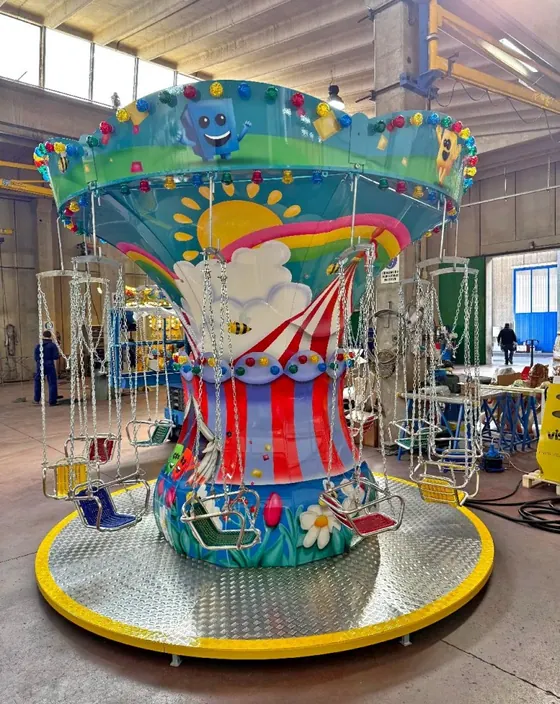 Flying Chair 5 amusement ride for sale — manufactured by XL Rides (Henan Xinlong Amusement Equipment Co., Ltd.)
