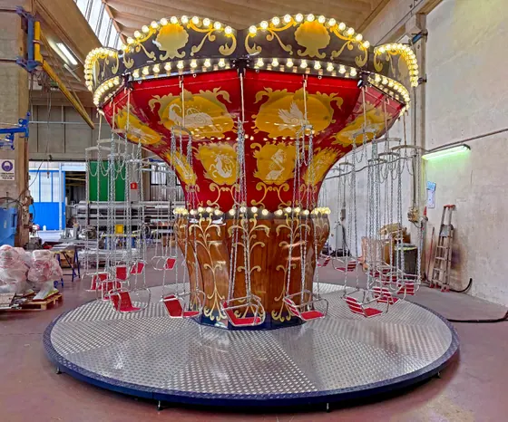 Kiddie Swing amusement ride — photo 6 by XL Amusement Ride factory