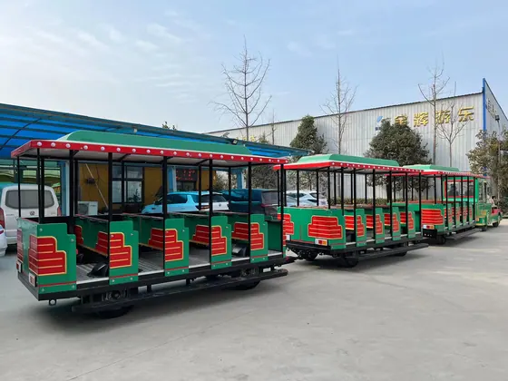 Diesel Sightseeing Train amusement ride — photo 4 by XL Amusement Ride factory